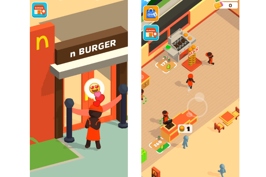 burger please! theme