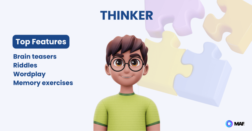 Player Personas in mobile games thinker