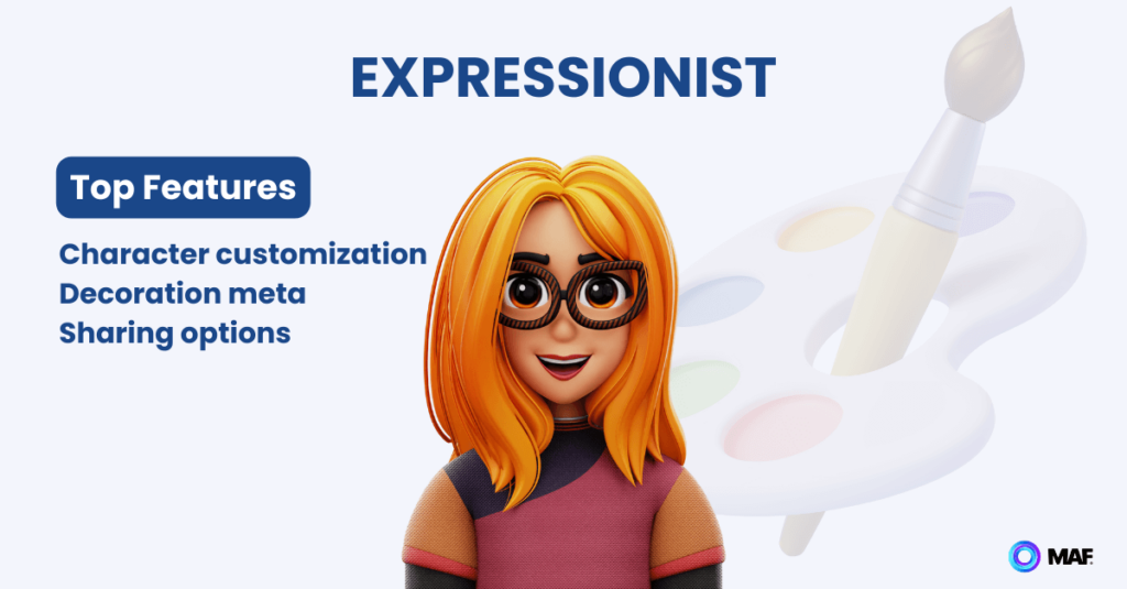 Player Personas in mobile games expressionist