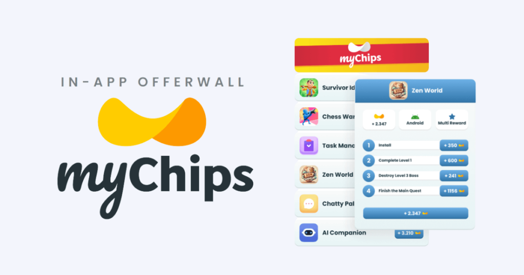 mychips offerwall high-quality app users