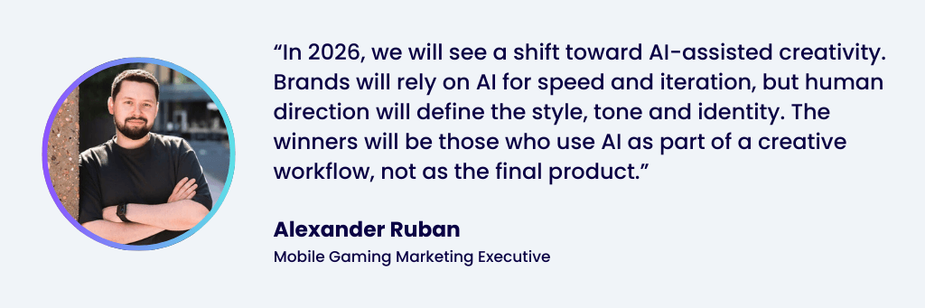 mobile advertising trends, alexander ruban quote