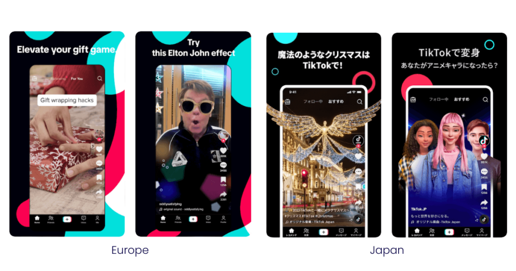 aso screenshots mobile advertising in japan vs europe