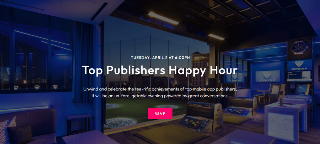 top publishers happy hour 