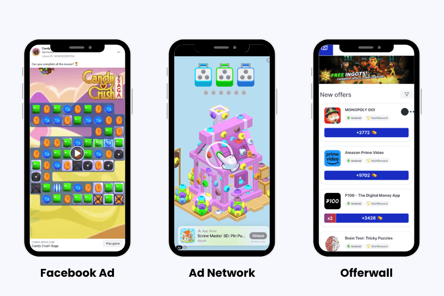 paid user acquisition campaign