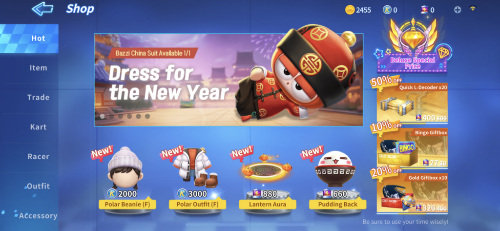 kart rider rush, chinese new year