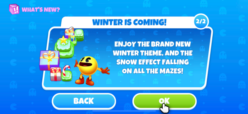 pac man party, winter liveops