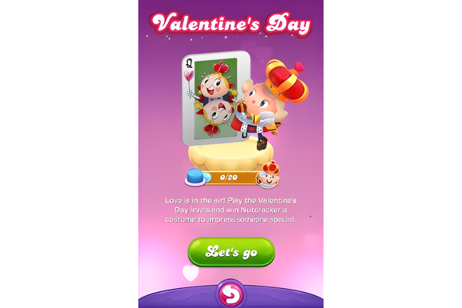 valentine's day, candy crush liveops